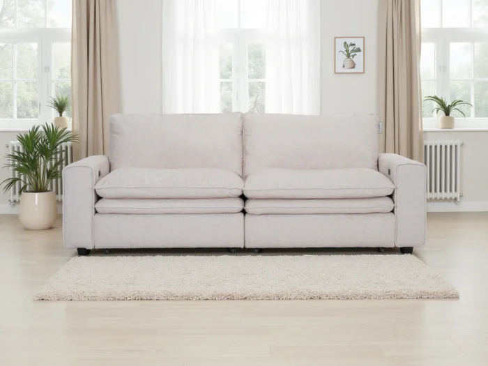 FlorenceCloudElectricSofaBeige2 Florence Cloud Beige Electric Sofa