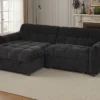 Florida Sofabed Black Universal Corner