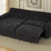 Florida Sofabed Black Universal Corner