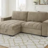 Franklin Sofabed Beige Universal Corner