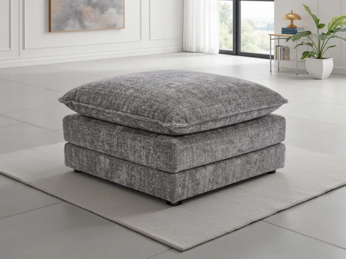 Solaya Sofa Grey Footstool