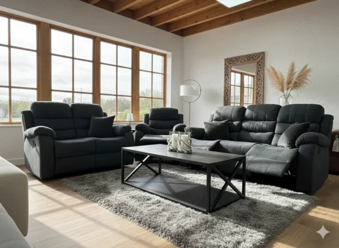 Gemini_Generated_Image_eckrneckrneckrne Stanley Manual Recliner Sofa Black 3+2+1