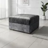 Serena Sofa Black Footstool