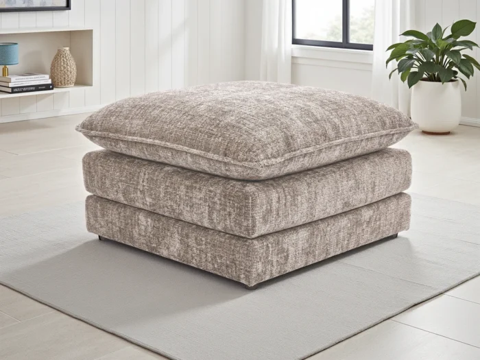 Solaya Sofa Beige Footstool
