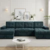 Palermo Sofabed Teal U Shape Corner