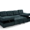 Palermo Sofabed Teal U Shape Corner