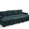 Palermo Sofabed Teal U Shape Corner