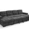 Palermo Sofabed Grey U Shape Corner