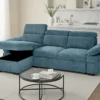 Hudson Sofabed Blue Universal Corner