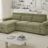 Hudson Sofabed Green Universal Corner