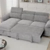 Hudson Sofabed Grey Universal Corner
