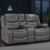 Harald Electric Recliner Sofa Grey 2 Seater