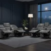 Harald Electric Recliner Sofa Grey 3+2 Seater