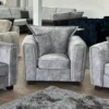 Serena Sofa Grey Armchair