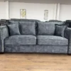 Serena Sofa Black 3 Seater
