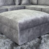 Serena Sofa Grey Footstool
