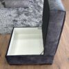 Serena Sofa Black Footstool