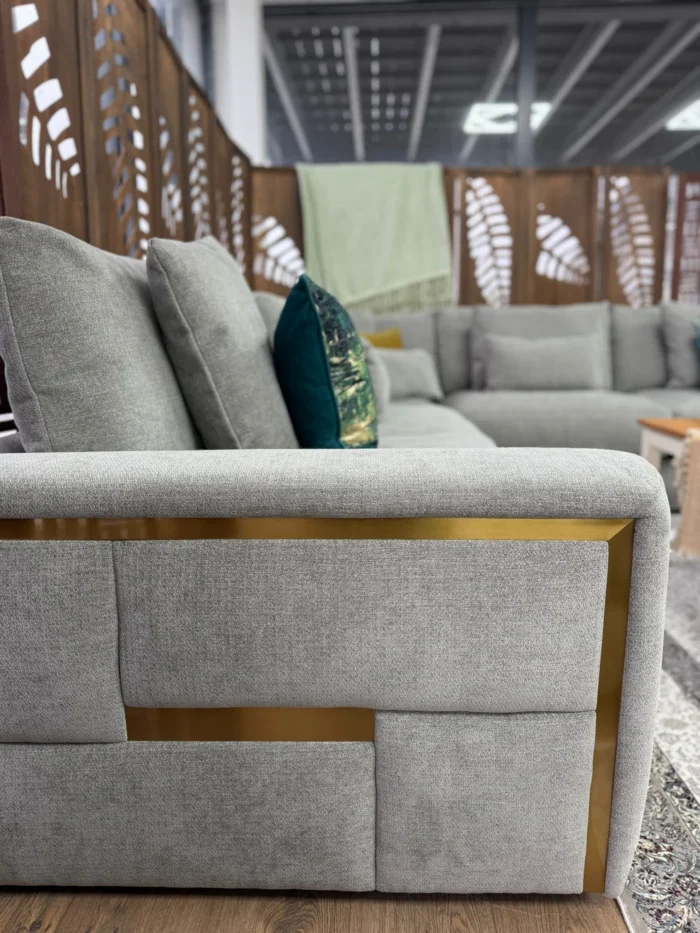Jupiter Sofa Grey Large Corner