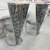 Vienna Grey & Silver Dining Chair Set of 2