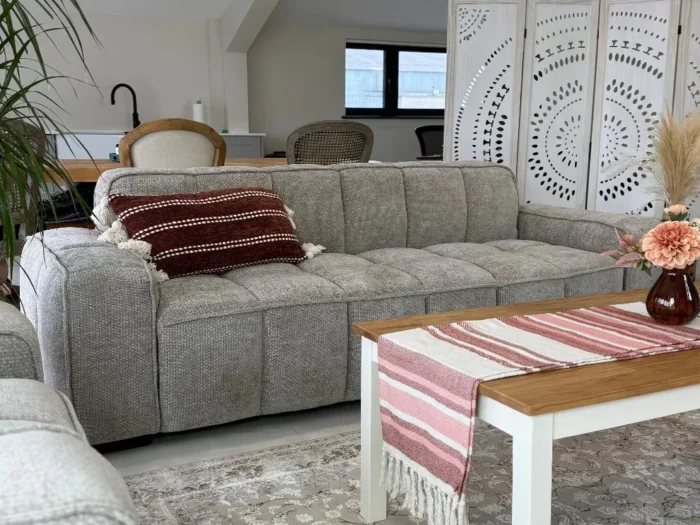 Paris Sofa Beige 3 Seater