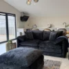 Solaya Sofa Black 3 Seater