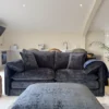 Solaya Sofa Black 3 Seater
