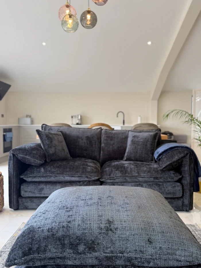 Solaya Sofa Black 3 Seater