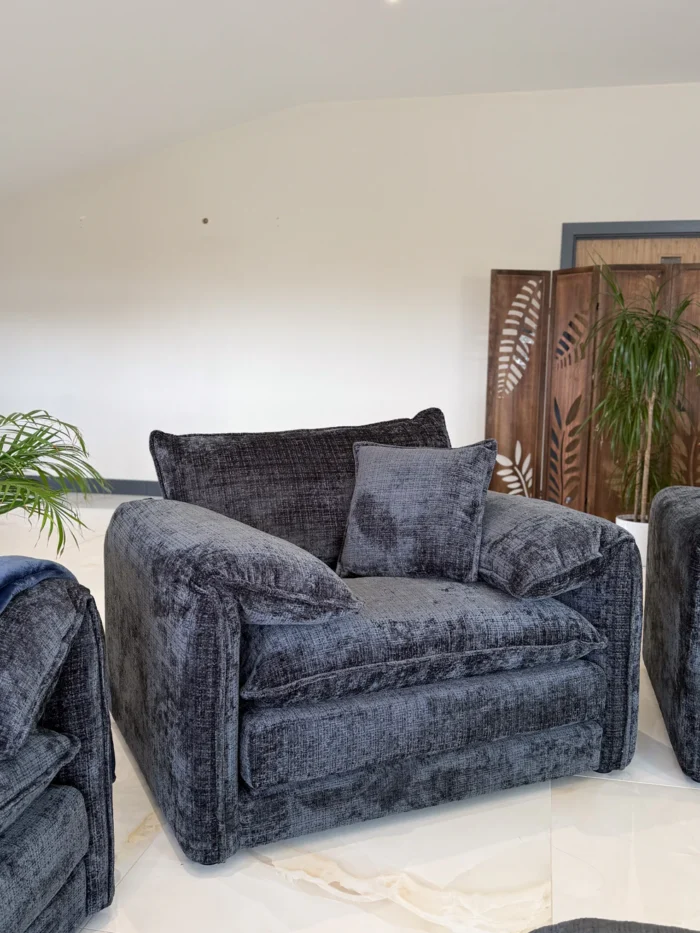 Solaya Sofa Black Armchair