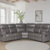 Myra Recliner Sofa Grey Large Corner