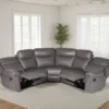 Myra Recliner Sofa Grey Large Corner