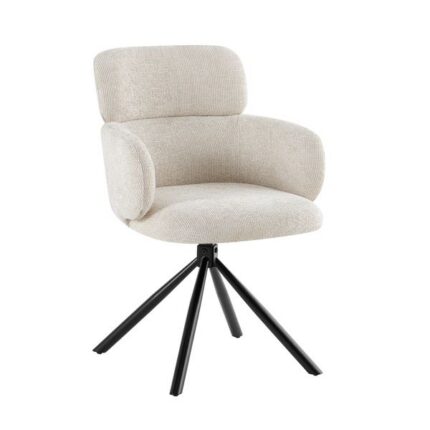 Tuscany Beige 360 Swivel Chair Set of 2