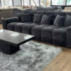 Jacob Sofa Black 4 Seater