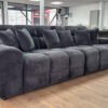 Jacob Sofa Black 4 Seater