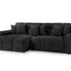 Jacob Sofa Black Left Hand Facing Corner