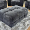 Jacob Sofa Black Footstool