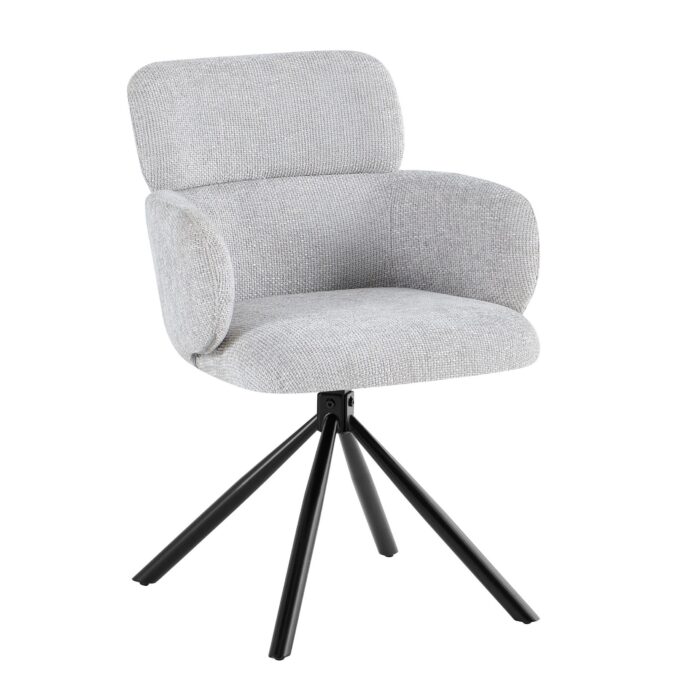 Tuscany Grey 360 Swivel Chair Set of 2
