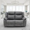 Leon Electric Recliner Sofa Grey 2 Seater