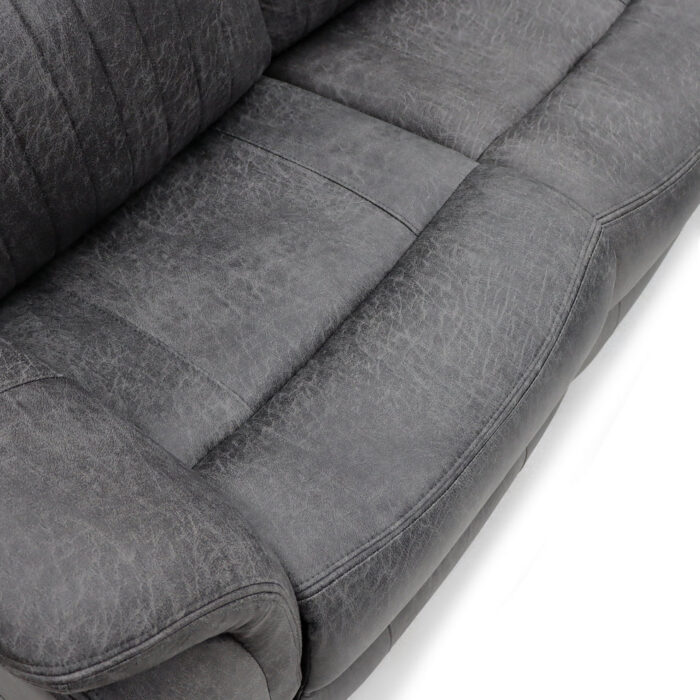 Leon Electric Recliner Sofa Grey 2 Seater