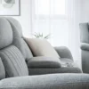 Linden Electric Recliner Sofa Grey 2 Seater