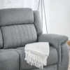 Linden Electric Recliner Sofa Grey 3 Seater