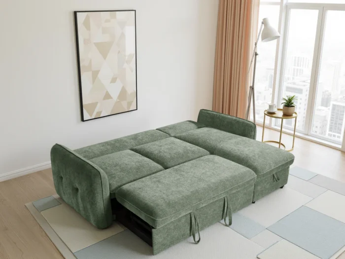 Moscow Sofabed Green Universal Corner