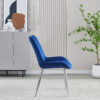 Mortiz Navy Velvet Dining Chair Set of 2