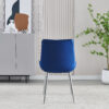 Mortiz Navy Velvet Dining Chair Set of 2