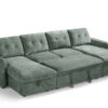 Moscow Sofabed Green U Shape Corner
