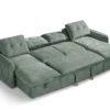 Moscow Sofabed Green U Shape Corner