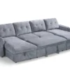 Moscow Sofabed Grey U Shape Corner