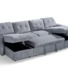 Moscow Sofabed Grey U Shape Corner