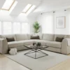 Naples Sofa Beige Large Corner
