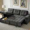 Palermo Universal Corner Sofabed Grey