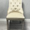 Valencia Mink Chrome Leg Dining Chair Set of 2